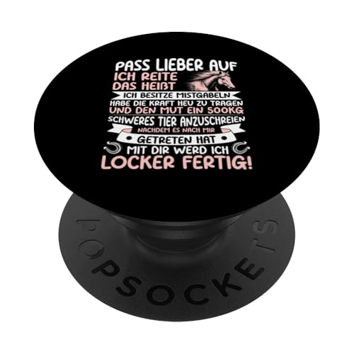 Pferde Mädchen Reiten Reitsport Pferdereiter Pferdeliebhaber PopSockets Klebender PopGrip Pferde Mädchen Reiten Reitsport Pferdereiter Pferdeliebhaber PopSockets Klebender PopGrip von Reitsport Reiter Pferdesport Enthusiasten Frauen