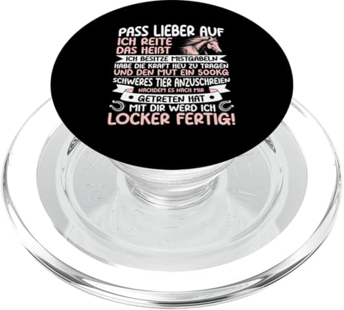 Pferde Mädchen Reiten Reitsport Pferdereiter Pferdeliebhaber PopSockets PopGrip für MagSafe Pferde Mädchen Reiten Reitsport Pferdereiter Pferdeliebhaber PopSockets PopGrip für MagSafe von Reitsport Reiter Pferdesport Enthusiasten Frauen