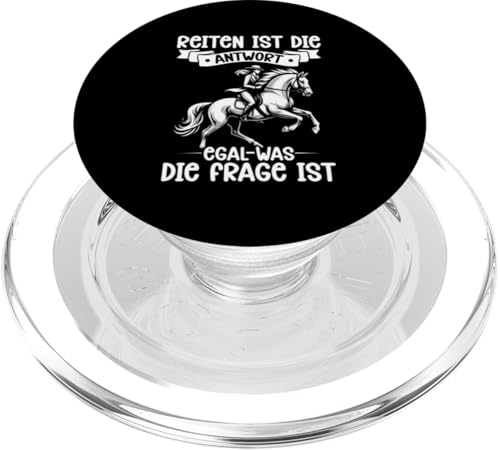 Reiten Ist Die Antwort Egal Was Die Frage Ist Reiterin Pferd PopSockets PopGrip für MagSafe Reiten Ist Die Antwort Egal Was Die Frage Ist Reiterin Pferd PopSockets PopGrip für MagSafe von Reitsport Reiter Pferdesport Enthusiasten Frauen