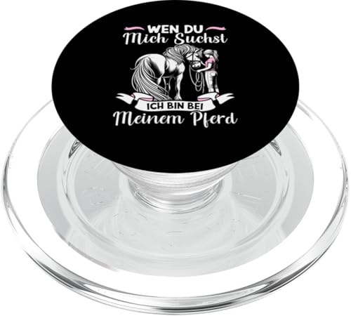 Wen Du Mich Suchst Ich Bin Bei Meinen Pferd Pferdeliebhaber PopSockets PopGrip für MagSafe Wen Du Mich Suchst Ich Bin Bei Meinen Pferd Pferdeliebhaber PopSockets PopGrip für MagSafe von Reitsport Reiter Pferdesport Enthusiasten Frauen