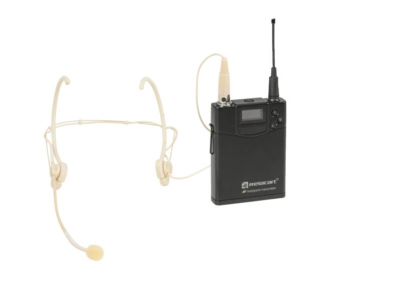 Relacart UT-222 Bodypack mit HM-600S Headset von Relacart