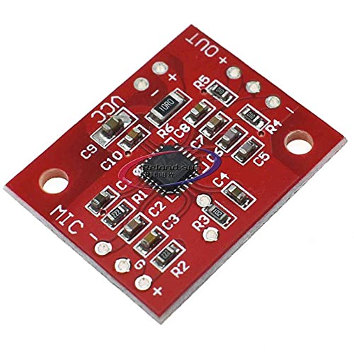 K472 geräuscharmes Elektret-Audio-Modul Mikrofone DIY Verstärker-Kit Board DC 2,3–5,5 V AMP Ersatz MAX9812 von Reland Sun