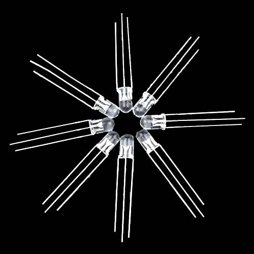 RELAND SUN LED-Dioden-Licht, 5 mm, 3 mm, 3 Pins, Rot / Grün, zweifarbig, diffusions-Kathode, 3 mm, transparent, 10 Stück von Reland Sun