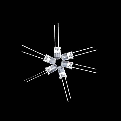 RELAND SUN LED-Dioden-Licht, 5 mm, 3 mm, 3 Pins, Rot / Grün, zweifarbig, diffusions-Kathode, 3 mm, transparent, 10 Stück von Reland Sun