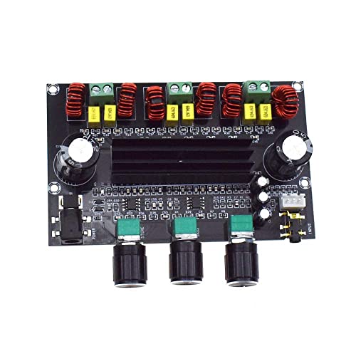 RELAND SUN XH-M573 DIY Audio Verstärker High Power 2.1 Kanal TPA3116D2 Digital Subwoofer Power Amplifier Board 80W + 80W + 100W (Board) von Reland Sun