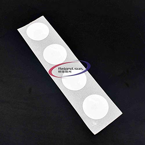 Reland Sun 10 Stück 25 mm NTAG213 NTAG215 NTAG216 NFC Tags Aufkleber 13,56 MHz ISO14443A NFC Aufkleber Universal Etikett NFC RFID Tag (NTAG215) von Reland Sun