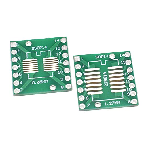 Reland Sun 10 Stück TSSOP14 SSOP14 SOP-14 SOP14 SOP14 auf DIP14 PCB Transfer Board DIP Pitch Adapter Reland Sun 10 Stück TSSOP14 SSOP14 SOP-14 SOP14 SOP14 auf DIP14 PCB Transfer Board DIP Pitch Adapter von Reland Sun