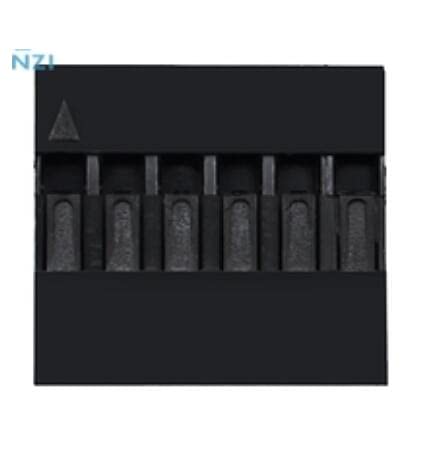 Reland Sun 100 Stück Kopf 2,54 mm 1X1P 1X2P 1X3P 1X4P 1X5P 1X6P 1X7P 1X8P 1X10P Dupont Kunststoff Shell Pin Head Connector Jumper Wire Kabel Gehäuse Stecker Buchse (1X6P) von Reland Sun