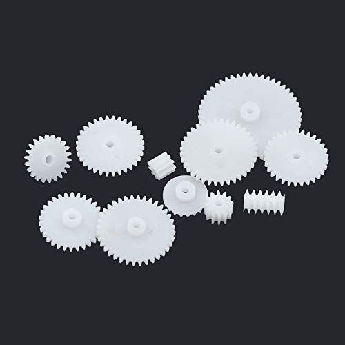 Reland Sun 1SET Getriebepaket 49 Typen 75 Typen 34 Typen 11 Typen 55 Typen 57 Typen 58 Typen Getriebe Kunststoff Motor Getriebe Paket Roboter Teile Technologie DIY Modell (11 Typen) von Reland Sun
