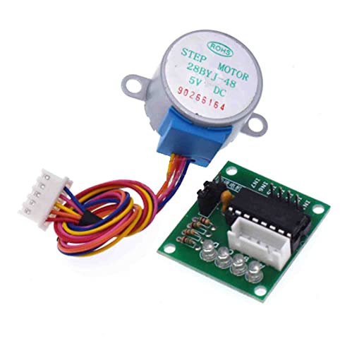 Reland Sun 28BYJ-48 ULN2003 Schrittmotor ULN2003 Treibermodul mit Kabel (ULN2003+5V Motor) von Reland Sun