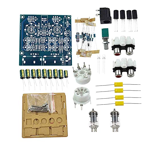 Reland Sun 6J1 Vakuum Elektron Tube Ventil Vorverstärker Verstärker Board Kopfhörer Amp Teile Vorverstärker Musik-Fidelity Kit AC 12V 0,8A (DIY KIT-shell) von Reland Sun