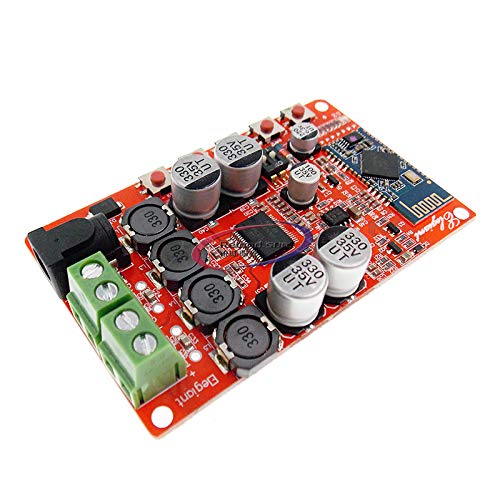 Reland Sun TDA7492P 2x25W 2x50W Wireless V4.0 Audio Receiver Digital Amplifier Board Modul mit AUX Interface (rot-50Wx2) von Reland Sun