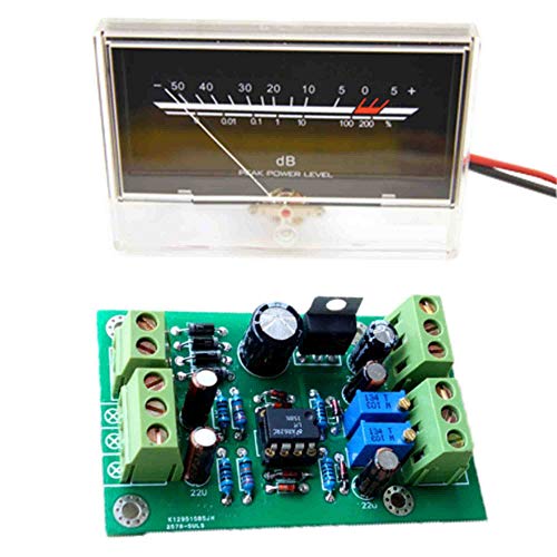 Reland Sun V-031 Hochpräziser Audio-Leistungsverstärker VU Meter DB Level Header, Anzeige Peak mit Hintergrundbeleuchtung (VU Meter und Treiber) von Reland Sun