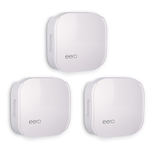 Wandhalterung Halter für eero Pro Home WiFi, Relassy eero Wandhalterung Halterung Kompatibel mit eero pro WiFi System Deckenhalterung für eero Pro WiFi System 3er Set von Relassy