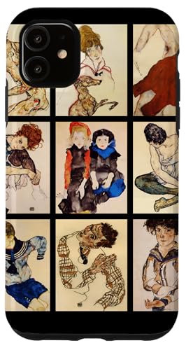 Berühmte Expressionismus-Porträts von Egon Schiele (Jugendstil) Hülle für iPhone 11 von RelaxArtWorld