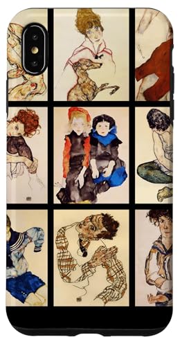 Berühmte Expressionismus-Porträts von Egon Schiele (Jugendstil) Hülle für iPhone XS Max von RelaxArtWorld