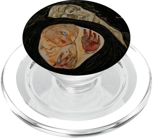 Dead Mother von Egon Schiele (1910) PopSockets PopGrip für MagSafe von RelaxArtWorld