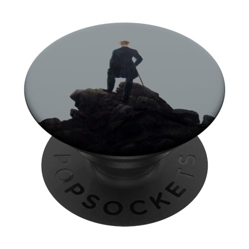 Der Wanderer über dem Nebelmeer von Caspar David Friedrich PopSockets mit austauschbarem PopGrip von RelaxArtWorld