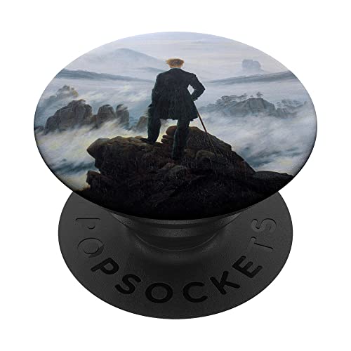Der Wanderer über dem Nebelmeer von Caspar David Friedrich PopSockets Klebender PopGrip Der Wanderer über dem Nebelmeer von Caspar David Friedrich PopSockets Klebender PopGrip von RelaxArtWorld