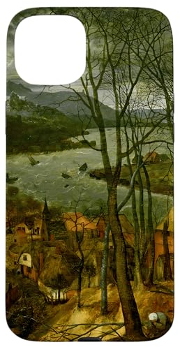 Der düstere Tag (Januar) von Pieter Bruegel dem Älteren (1565) Hülle für iPhone 15 Plus von RelaxArtWorld