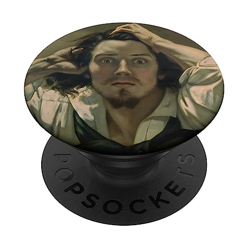 Der verzweifelte Mann (Le Désespéré) von Gustave Courbet PopSockets mit austauschbarem PopGrip von RelaxArtWorld