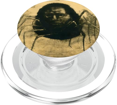 Die weinende Spinne von Odilon Redon PopSockets PopGrip für MagSafe von RelaxArtWorld