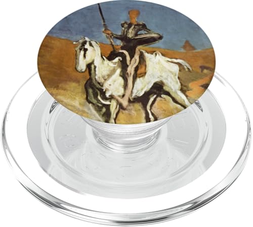 Don Quijote und Sancho Pansa von Honore Daumier (1870) PopSockets PopGrip für MagSafe von RelaxArtWorld