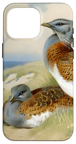 Großtrappen von Archibald Thorburn (1925) Hülle für iPhone 16 Pro Max von RelaxArtWorld