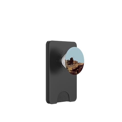 Hagar in der Wildnis von Camille Corot (1835) PopSockets PopWallet für MagSafe von RelaxArtWorld
