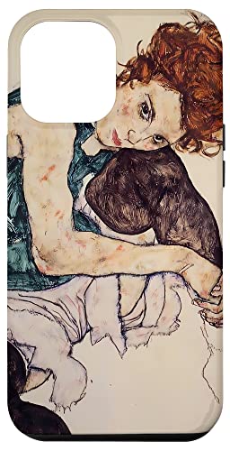 Hülle für iPhone 14 Plus Sitzende Frau mit gebogenem Knie von Egon Schiele Hülle für iPhone 14 Plus Sitzende Frau mit gebogenem Knie von Egon Schiele von RelaxArtWorld