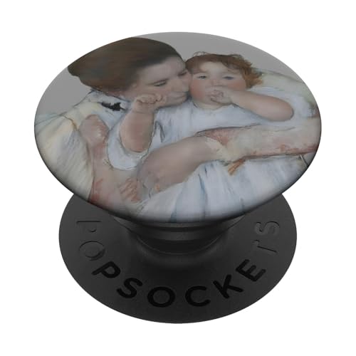 Motherhood von Mary Cassatt (1897) PopSockets Klebender PopGrip von RelaxArtWorld