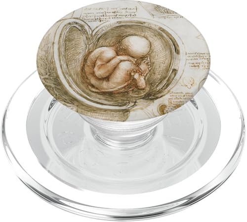 Studien des Fötus im Mutterleib von Leonardo da Vincii PopSockets PopGrip für MagSafe Studien des Fötus im Mutterleib von Leonardo da Vincii PopSockets PopGrip für MagSafe von RelaxArtWorld