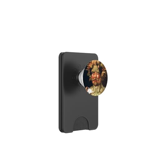 Vertumnus (Kaiser Rudolph II) von Giuseppe Arcimboldo (1591) PopSockets PopWallet für MagSafe von RelaxArtWorld