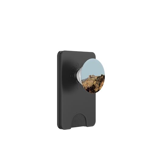 Voltarra das Schloss von Camille Corot (1834) PopSockets PopWallet für MagSafe von RelaxArtWorld