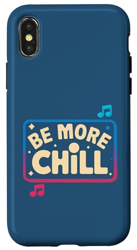 Seien Sie mehr kalt für Musikliebhaber -Stimmung Hülle für iPhone X/XS von Relaxed Aesthetic Apparel for Music and Chill Fans