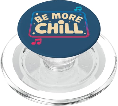 Seien Sie mehr kalt für Musikliebhaber -Stimmung PopSockets PopGrip für MagSafe von Relaxed Aesthetic Apparel for Music and Chill Fans