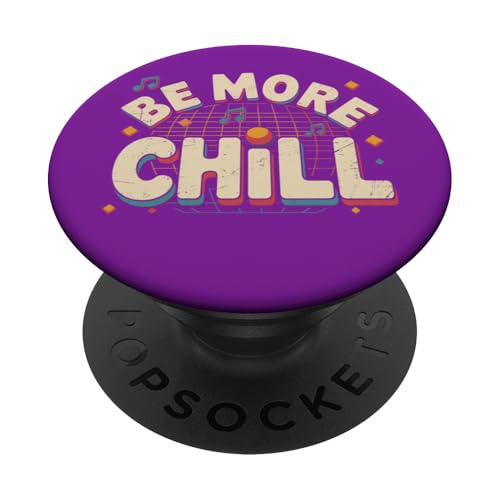 Seien Sie mehr kalte Vintage -Musikliebhaber -Vibes PopSockets Klebender PopGrip Seien Sie mehr kalte Vintage -Musikliebhaber -Vibes PopSockets Klebender PopGrip von Relaxed Aesthetic Apparel for Music and Chill Fans