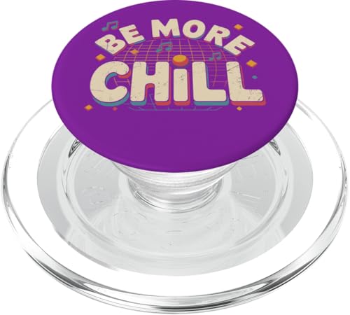 Seien Sie mehr kalte Vintage -Musikliebhaber -Vibes PopSockets PopGrip für MagSafe von Relaxed Aesthetic Apparel for Music and Chill Fans