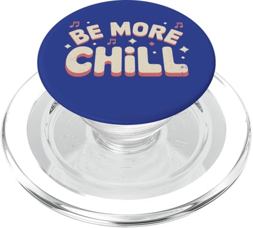 Seien Sie mehr kaltes Retro -Musikliebhaber -Vibes PopSockets PopGrip für MagSafe von Relaxed Aesthetic Apparel for Music and Chill Fans