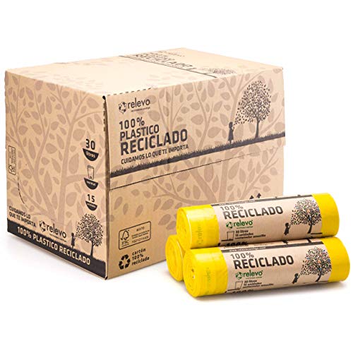 Relevo 360 Stück Müllbeutel 30 Liter - 100% Recycelt und Strapazierfähig Relevo 360 Stück Müllbeutel 30 Liter - 100% Recycelt und Strapazierfähig von Relevo