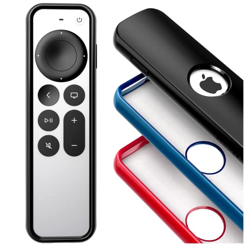 ReliaMount Schutzhülle für Apple TV-Fernbedienungen, Premium-Fallschutz und angenehm zu halten, entworfen in den USA (Premium-Schwarz mit weichem Mikrofaserfutter) von ReliaMount