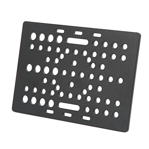 Aluminum Gantry Plate | High Strength Black Anodized Board for 3D Printer/Milling Machine | Standard Linear Guide Replacement for 20-80mm Extruded Coating (Board) von Reliant Jazzy