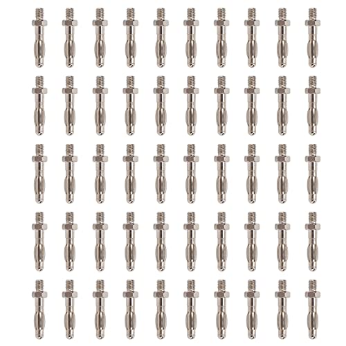 Banana Plugs 50Pcs | Hex Thread Connectors for Consistent Transmission | Electronic Test Accessories/Lab Equipment | Copper Material, 4mm Diameter, Model 21.230 Banana Plugs 50Pcs | Hex Thread Connectors for Consistent Transmission | Electronic Test Accessories/Lab Equipment | Copper Material, 4mm Diameter, Model 21.230 von Reliant Jazzy