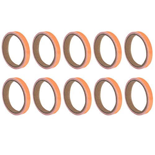 Reliant Jazzy 10pcs Luminous Tape | Kleberleuchtungsaufkleber für Nachtsichtbarkeit/Bühnenmarkierung/Wohnkultur | Schutz und erweiterter Glühen | 12 Stunden ununterbrochen Glanz (1cmx3m) von Reliant Jazzy