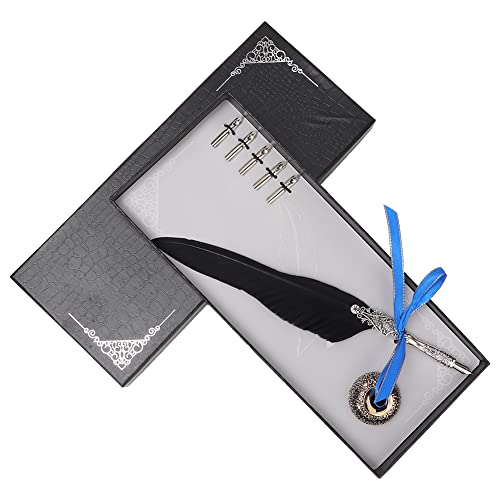 Reliant Jazzy Vintage -Feder -Federstift -Set | Europäischer Kalligraphie Dip Stift mit 5 veränderlichen Tipps | Smooth Writing Alloy Holder für Künstler/Schriftsteller | Elegante (Black) von Reliant Jazzy