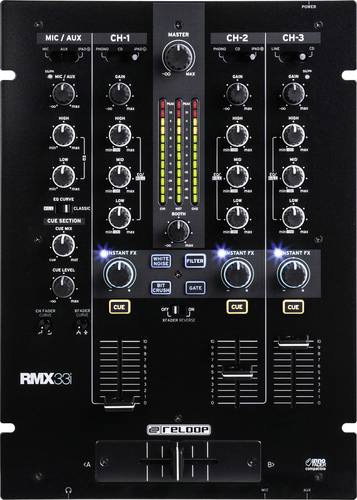 Reloop RMX-33i 3-Kanal DJ Mixer Reloop RMX-33i 3-Kanal DJ Mixer von Reloop