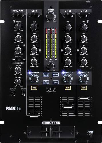 Reloop RMX-33i 3-Kanal DJ Mixer von Reloop