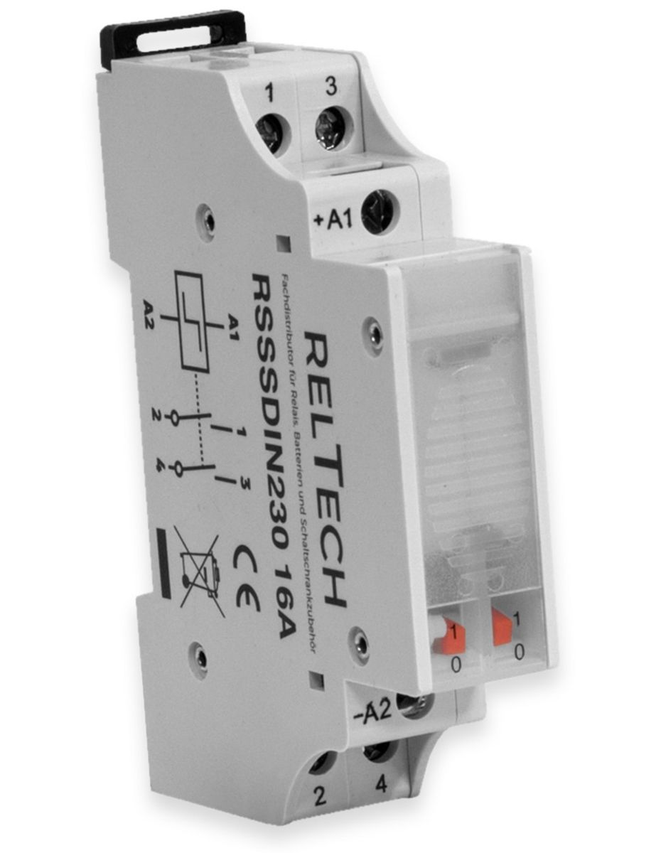 RELTECH Stromstoss-Schalter RSSSDIN230, 16A/230V, 2 Schließer von Reltech