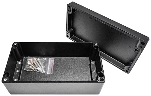 Reltech EfaBox 128-000-660 Universal-Gehäuse 220 x 120 x 81 Aluminium pulverbeschichtet Schwarz 1St. von Reltech