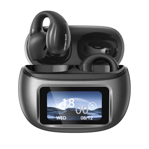 Relxhome Open Ear Kopfhörer Bluetooth5.4, HiFi Stereo Kopfhörer, Multifunktionalem LED Anzeige, IPX5 Wasserdicht Kabellose Earbuds,Kabellose Bluetooth Kopfhörer für Bewegung, Laufen, Fitness Relxhome Open Ear Kopfhörer Bluetooth5.4, HiFi Stereo Kopfhörer, Multifunktionalem LED Anzeige, IPX5 Wasserdicht Kabellose Earbuds,Kabellose Bluetooth Kopfhörer für Bewegung, Laufen, Fitness von Relxhome